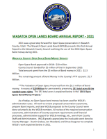 Wasatch Open Lands Board Annual Report 2021